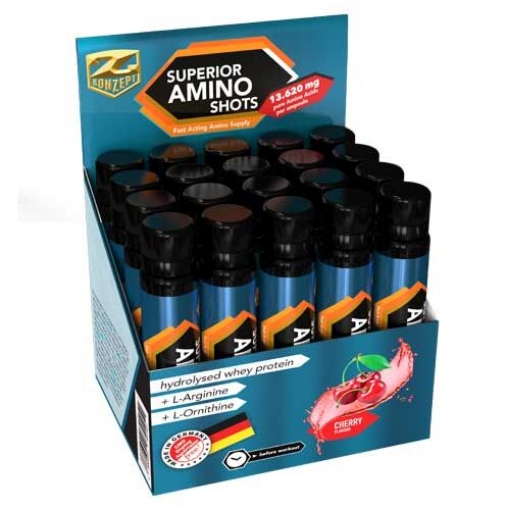 Afbeeldingen van SUPERIOR AMINO SHOTS - 20X25ML KZ