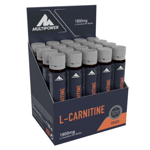 Afbeeldingen van Vloeibare L-Carnitine 20x25ml (100% ™Carnipure) - Perzik Multipower