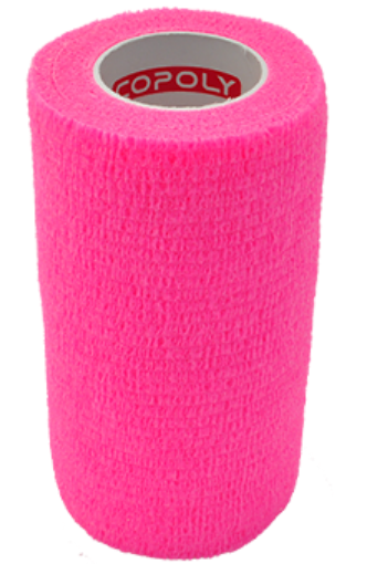 Afbeeldingen van Zelfklevend elastisch verband 10 cm - Roze