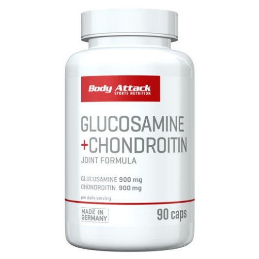 Afbeeldingen van Glucosamine en Chondroïtine 90 Capsules - Body Attack