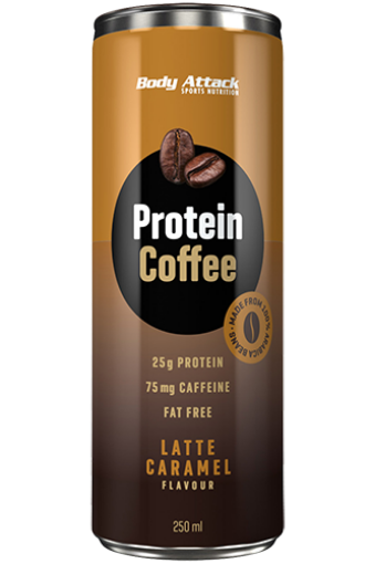 Afbeeldingen van Proteïne Koffie - 250 ml Karamel-Latte BodyAttack