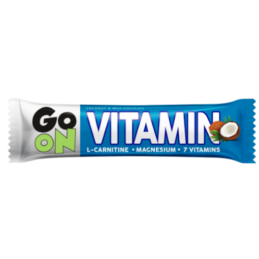 Afbeeldingen van Go On Vitamine Reep 50g - Kokosnoot