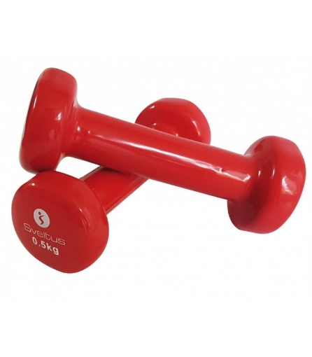 Afbeeldingen van Set van epoxy-gecoate dumbbells 2 x 500 kg