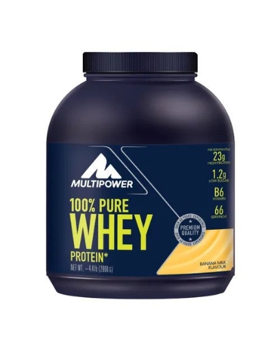 Afbeeldingen van 100% Pure Whey Protein - 2000g Banaan en Melk MPower