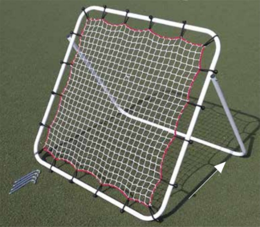 Afbeeldingen van Trainingsnet Rebounder 130x130cm - Barret