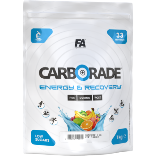 Afbeeldingen van Carborade 1kg - Aardbei FA Nutrition