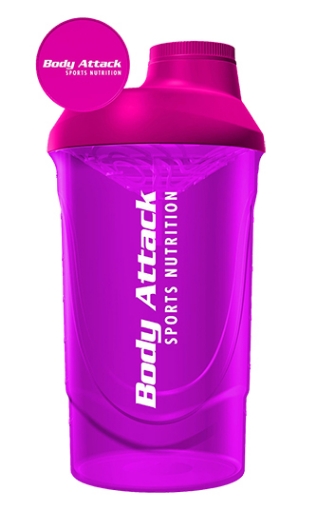 Afbeeldingen van SHAKER ROZE 600 ML BODY ATTACK