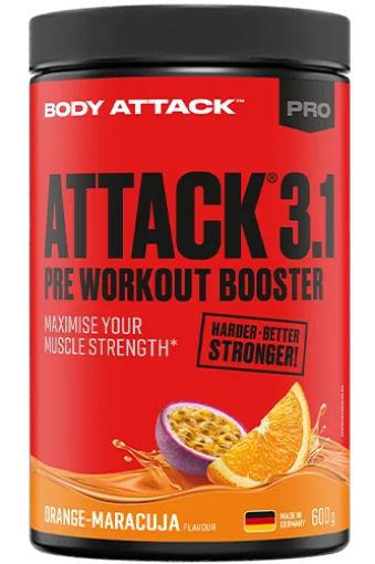 Afbeeldingen van ATTACK 3.1 600G - ORANGE-MARACUJA BODY ATTACK