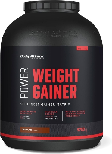 Afbeeldingen van Power Weight Gainer 4750gr - Chocolade Body Attack