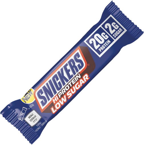 Afbeeldingen van Snickers Eiwitreep met Weinig Suiker 57g - Melkchocolade