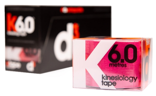 Afbeeldingen van K6.0 Kinesiologische Tape Roze 5cm x 6m - d3Tape