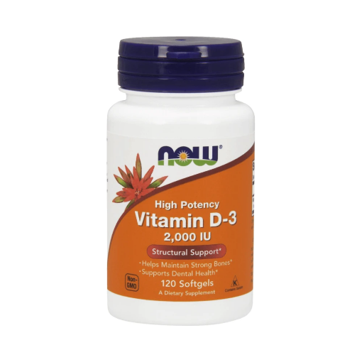 Afbeeldingen van Vitamine D3 2000IU (120 capsules) - Naskor