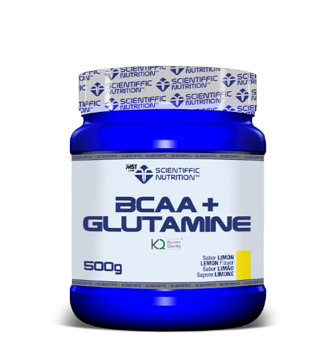 Afbeeldingen van BCAA + GLUTAMINE - 500g Citroen - Scientiffic Nutrition